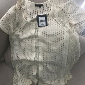 Ivory lace top